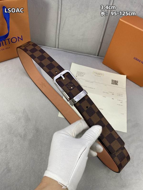 LV belt 34mmX95-125cm 8L08